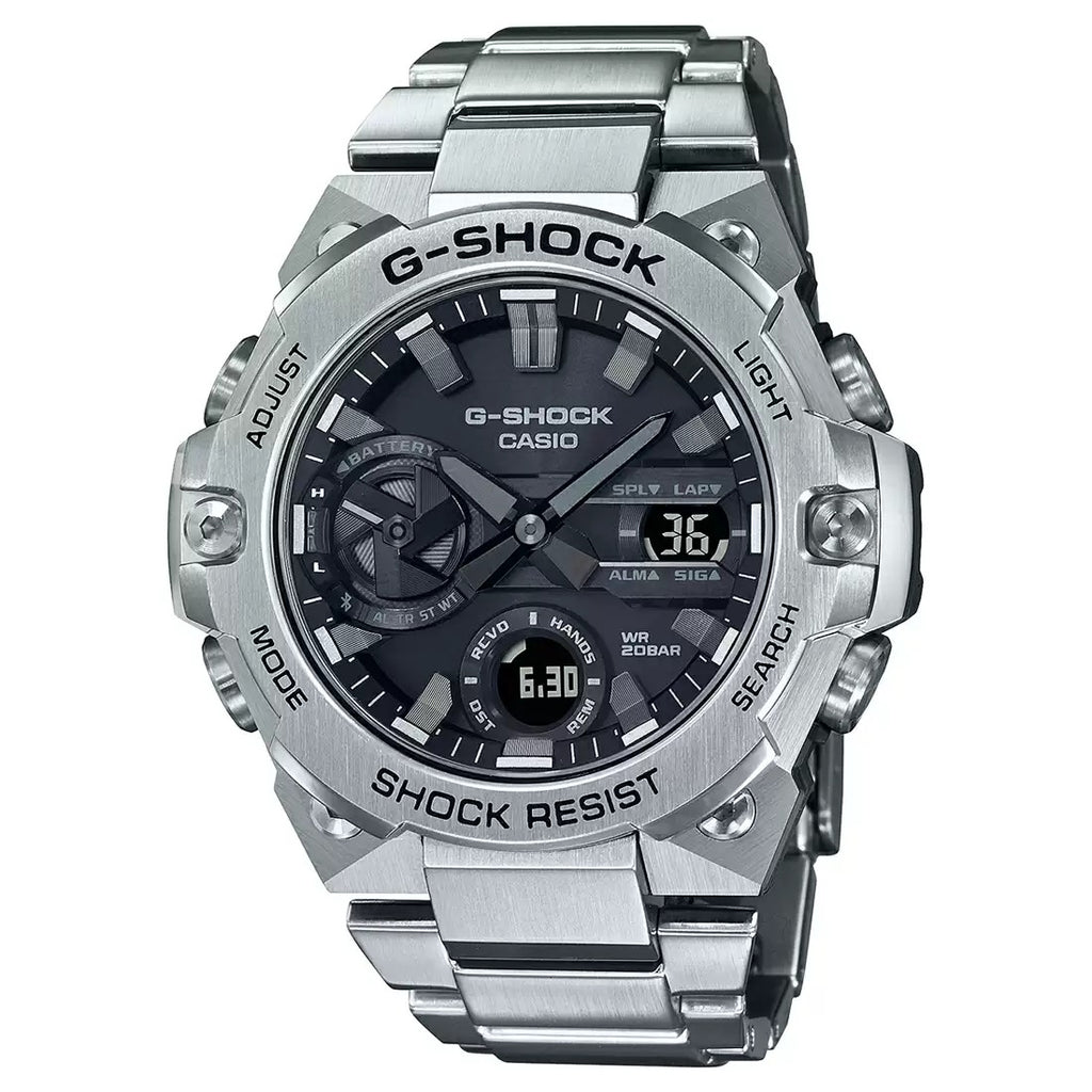 Casio G Shock GST B400D 1ADR G1121 Silver G Steel Men's Watch