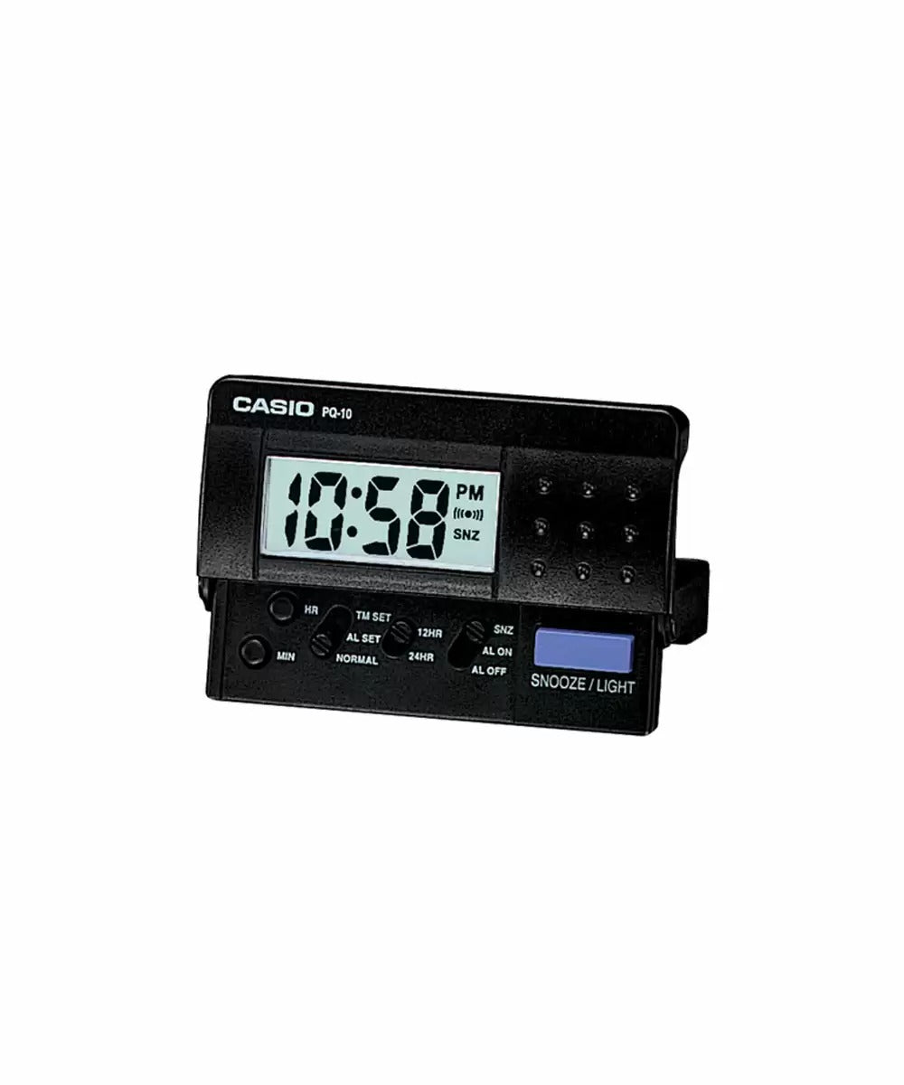 Casio PQ 10 1R PL001 Digital Pocket Clock