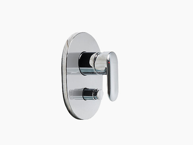 Kohler KUMIN K-99472IN-4FP-CP Recessed bath and shower trim with diverter in polished chrome
