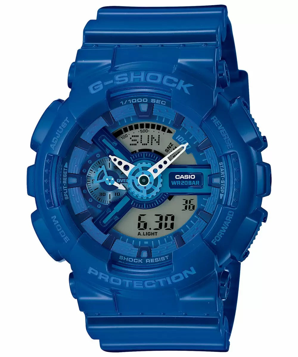 Casio G Shock GA 110BC 2ADR G515 Blue Analog Digital Men's Watch