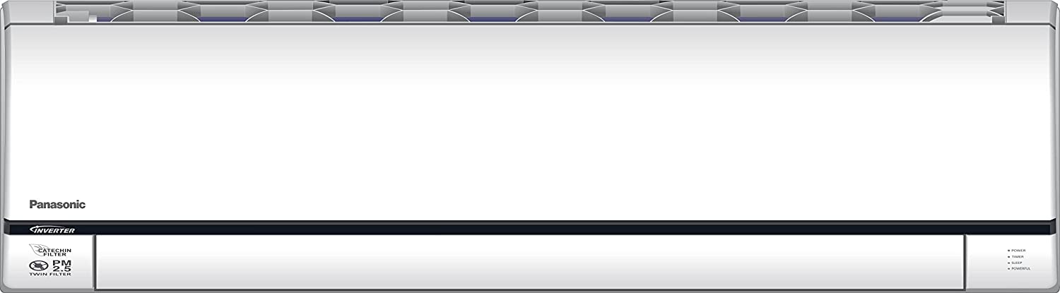 पैनासोनिक 2 टन 5 स्टार इन्वर्टर स्प्लिट एसी कॉपर सीएस/सीयू-टीएस24स्काई व्हाइट