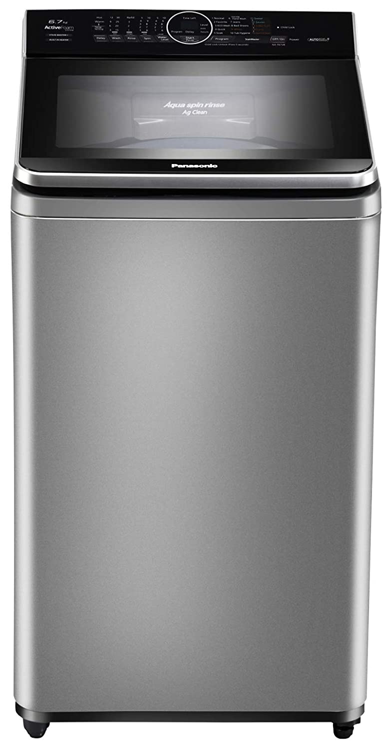 Panasonic 6.7 Kg Built-in Heater Fully-automatic Top Loading Washing Machine Na-f67v8lrb