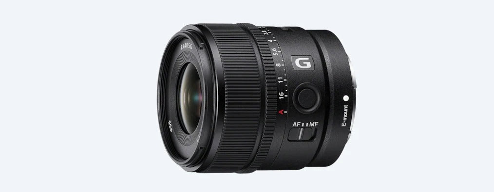Sony E 15-mm F1.4 G SEL15F14G Eye Opening G Cemra Lens