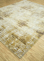 Load image into Gallery viewer, Jaipur Rugs Uvenuti Modern Wool And Bamboo Silk Material Soft Texture 8x10 ft Honey Mustard
