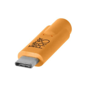 TetherPro USB C to 3.0 Mail B, 15' Orange