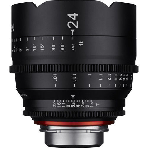 Samyang Xeen 24mm T1.5 Professional Cine Lens For Pl Feet