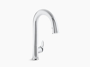 Kohler Sensate K-72218T-B7-CP Touchless pulldown kitchen faucet in polished chrome