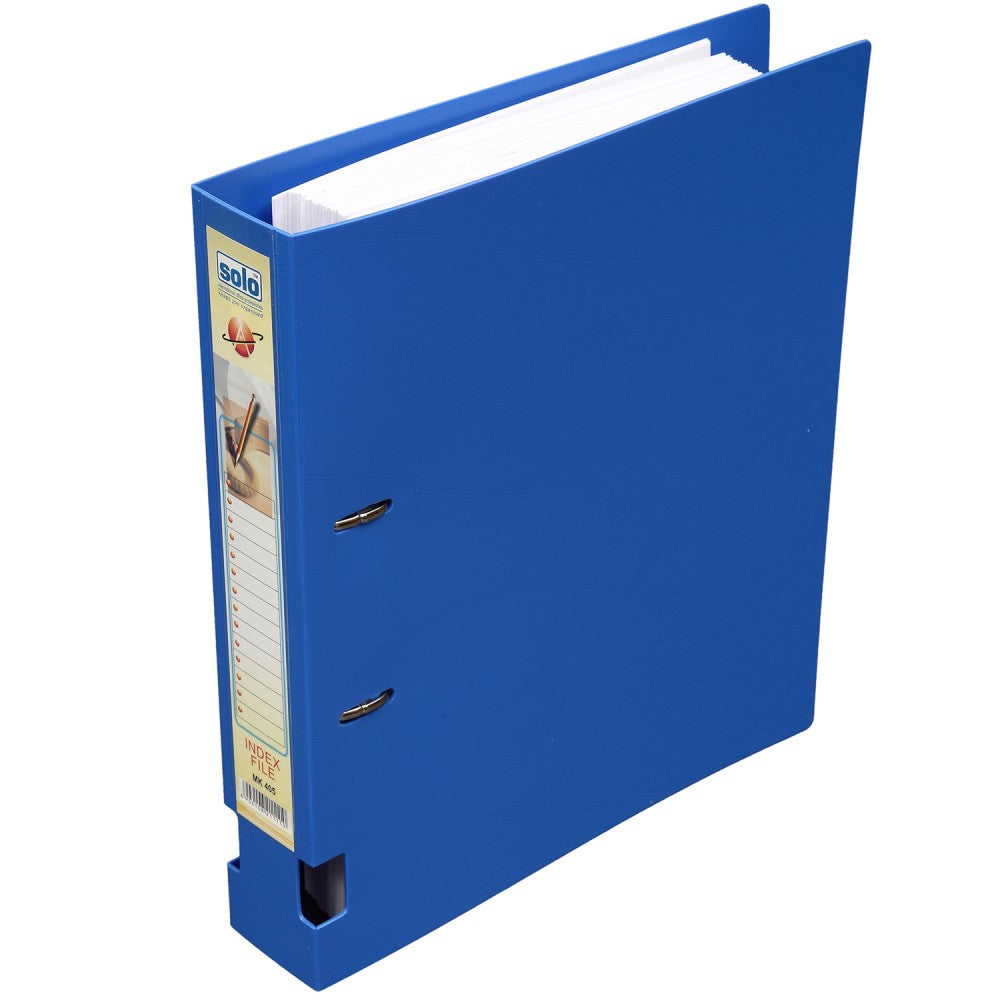 Solo Ring Binder 2d 40 Mm Ring Index File A4 Mk405 Pack of 10