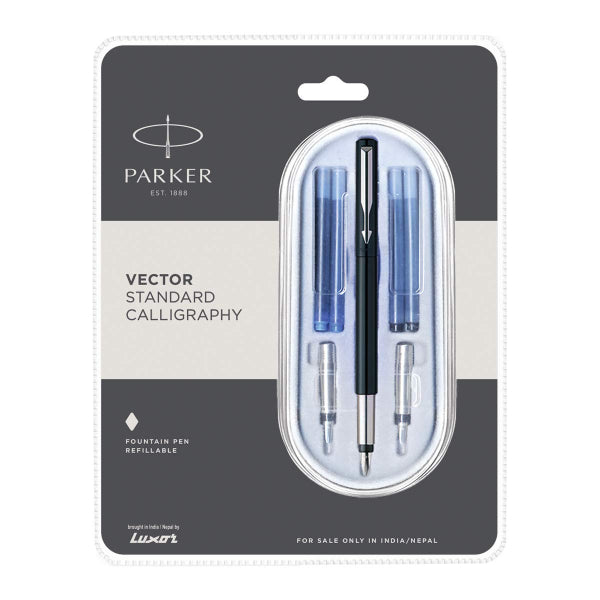 Detec™ Parker Vector Standard Calligraphy Fountain Pen (Pack of 5)