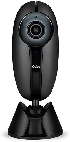 QUBO Smart Home Security WiFi Camera (Black) | Trust of Hero Group| Intruder Alarm System | 1080p Full HD 2MP Camera