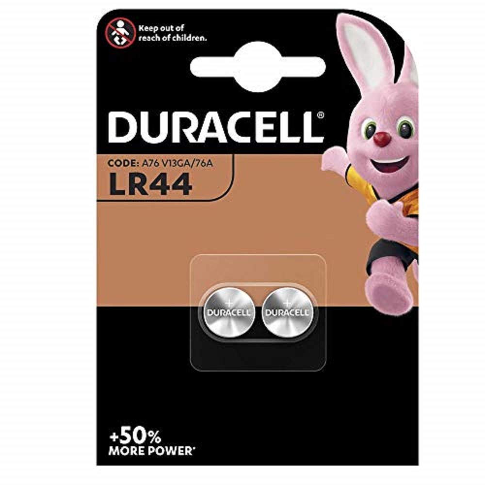 Duracell Alkaline LR44 Batteries (Pack of 2) - Total 2 Cell