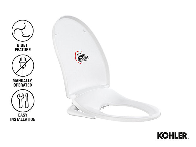Kohler Pureclean Manual cleansing bidet seat (Round)