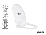 गैलरी व्यूवर में इमेज लोड करें, Kohler Pureclean Manual cleansing bidet seat (Round)
