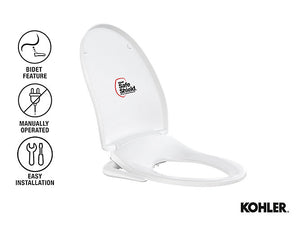 Kohler Pureclean Manual cleansing bidet seat (Round)