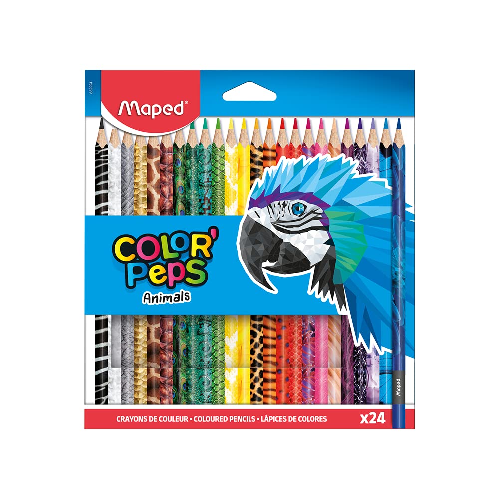 Detec™ Maped Animal Color Pencil Set - Pack of 48
