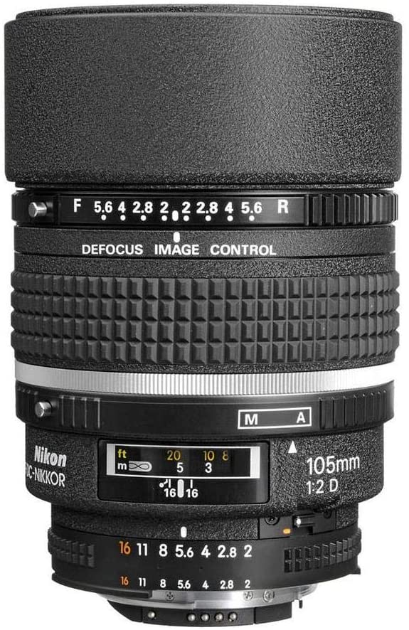 Nikon AF FX DC-NIKKOR 105mm f/2D टेलीफोटो लेंस