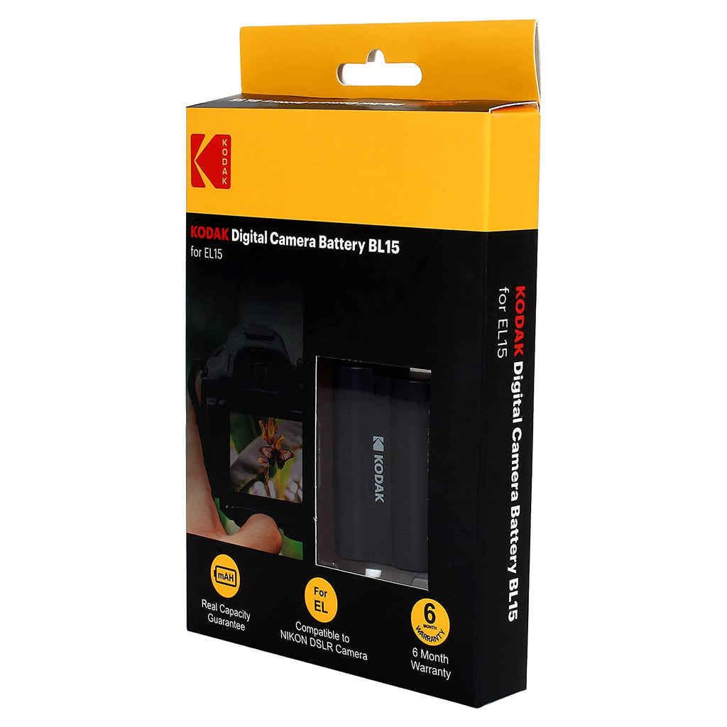 Kodak EL15 BL15 7.4V 1800mAh 13.4Wh Digital Camera Battery