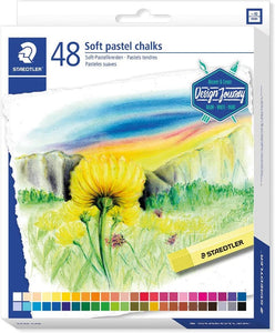 Detec™ Staedtler Karat Premium Quality Soft Pastel Chalks, 2430C48