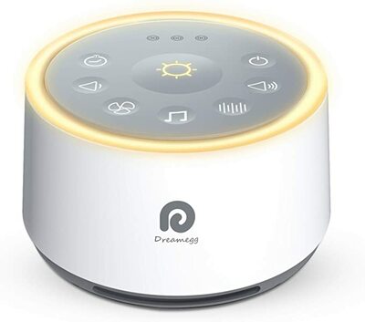Dreamegg D1 Sound Machine - White Noise Machine with Baby Night Light for Sleeping