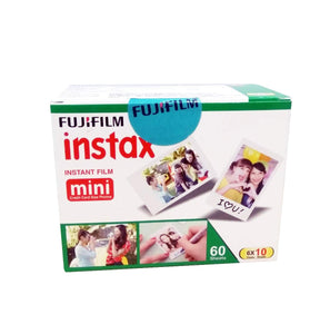 Fujifilm Instax Mini Picture Format Film - Value Pack 60 Shots Films (White)