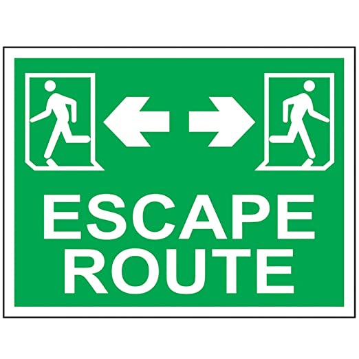 Detec™ Escape Route Sign Board