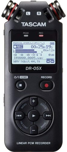 Tascam DR-05X Stereo Handheld Digital Audio Recorder