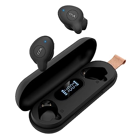 Open Box, Unused Coolpad Cool Bass Bluetooth Truly Wireless in Ear Earbuds with Mic Black