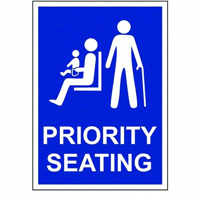 Detec™ Priority Seating Sign Board