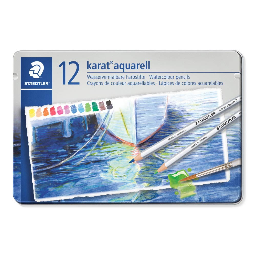 Detec™  Set 125 M12 12 color Dilshan Aku~ereru watercolor pencil (japan import) by Staedtler