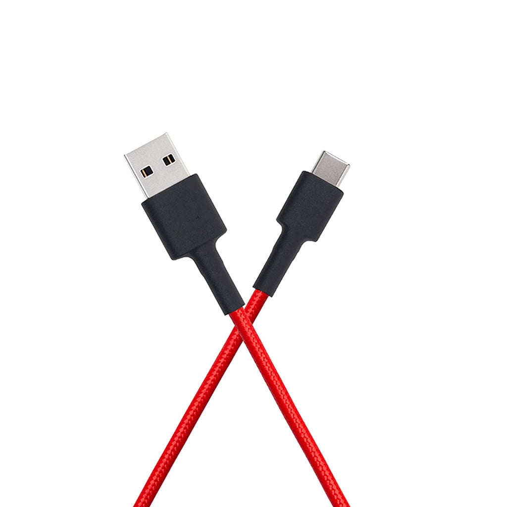 Open Box, Unused Mi Braided USB Type-C Cable Red