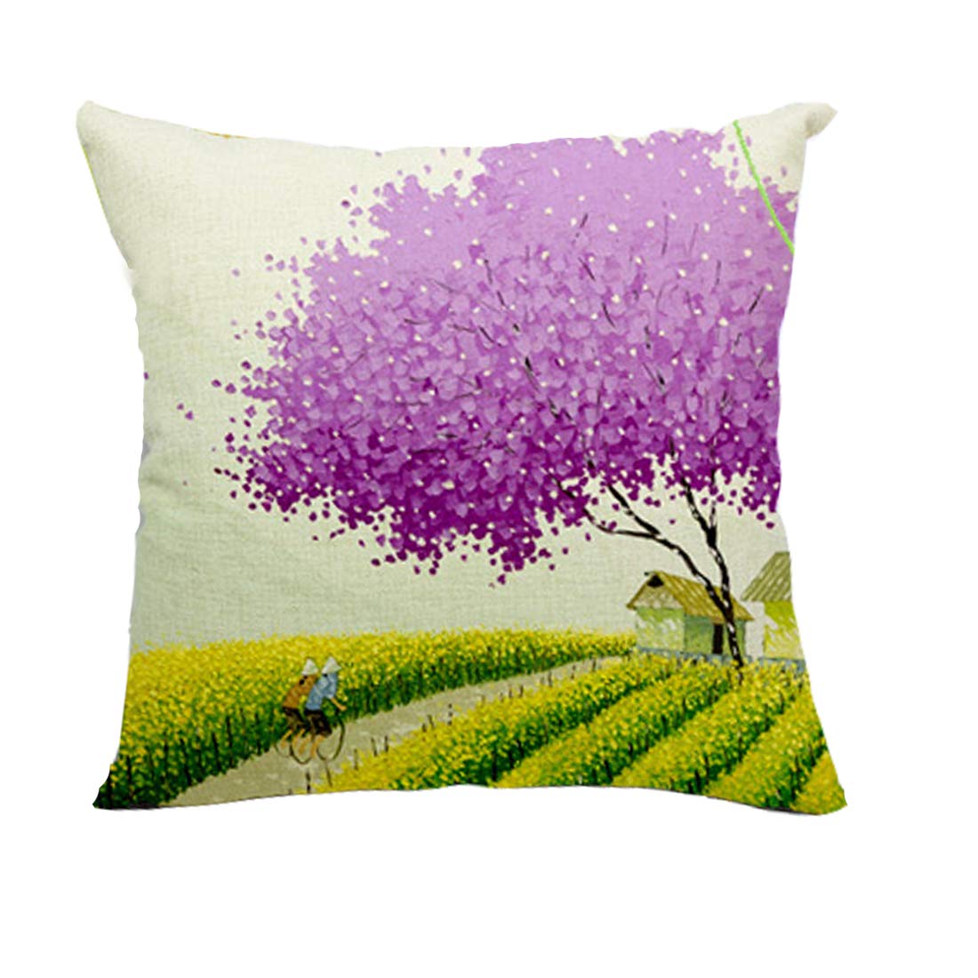 Detec Desi Kapda Floral Cushions Cover