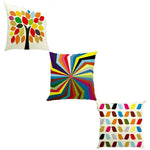 Load image into Gallery viewer, Detec Desi Kapda Floral Cushions Cover (Pack of 5, 40 cm*40 cm, Multicolor)
