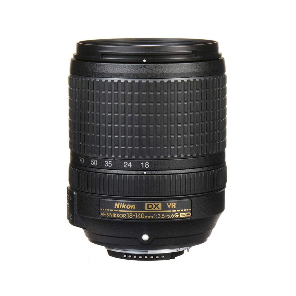 Nikon AF-S DX Nikkor 18-140mm F/3.5-5.6 G ED VR ज़ूम लेंस Nikon DSLR कैमरा के लिए