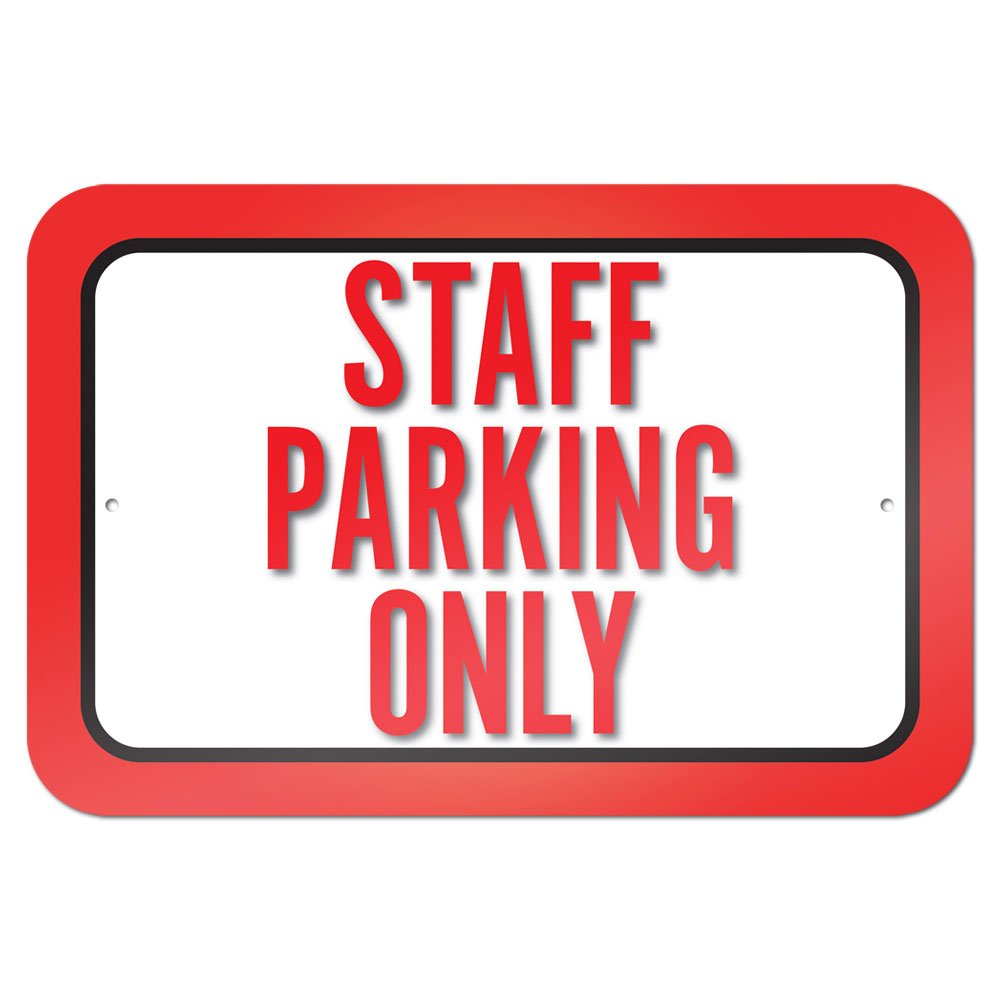 Detec™ Staff Parking Only Sign Board