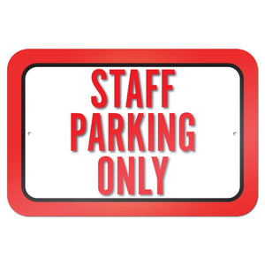 Detec™ Staff Parking Only Sign Board