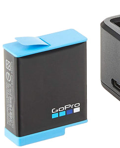 ओपन बॉक्स, हीरो9 ब्लैक के लिए बैटरी के साथ अप्रयुक्त गोप्रो डुअल बैटरी चार्जर