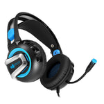 Load image into Gallery viewer, Open Box, Unused Cosmic Byte G3300 Saturn Rings Gaming Headphone with Mic Blue
