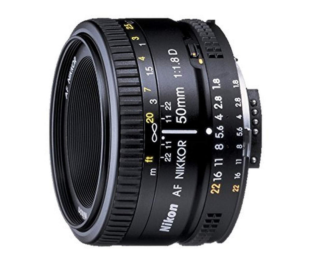 Nikon 50mm Nikkor F/1.8D AF Prime Lens for DSLR Camera