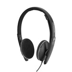 Load image into Gallery viewer, Sennheiser PC 8.2 Wired On Ear Headphones with Mic Black
