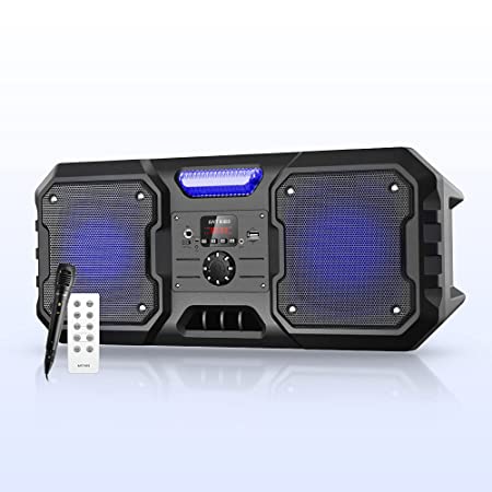 Open Box Unused Ant Audio Rock 550 Party Speaker with Karaoke with FM Radio