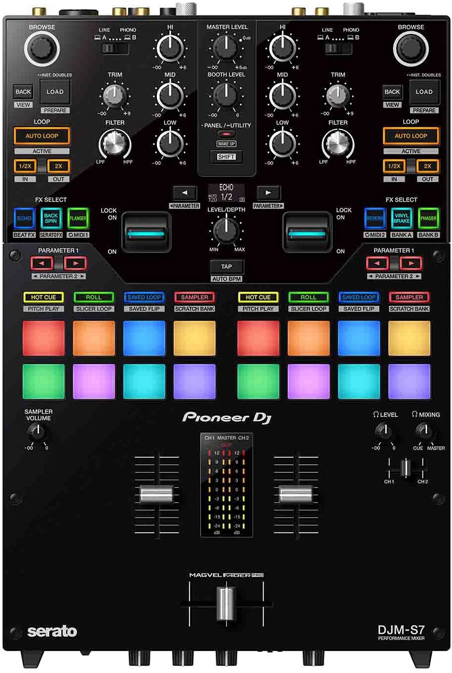 Pioneer DJM S7 Scratch Style 2 Channel Performance DJ Mixer