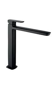 Queo Single Lever Tall Basin Mixer (Matt Black)