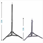 Load image into Gallery viewer, Powerpak Wt 801 2.3ft Photo Video Studio Lighting Photography Stand
