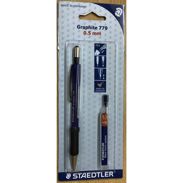 Detec™ Staedtler ग्रेफाइट मैकेनिकल पेंसिल: 0.5 1 पैक लीड के साथ