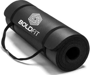 Open Box Unused Boldfit Nbr Yoga Mat for Women & Men 10mm Thick Non