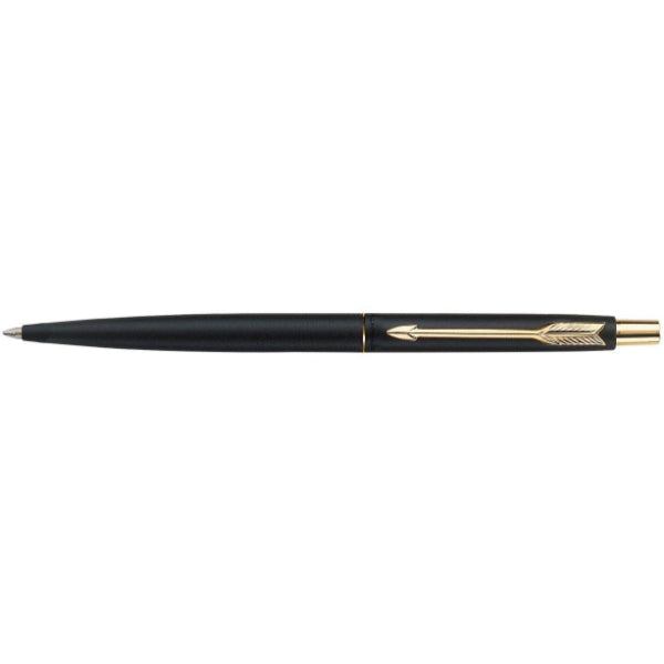 Detec™ Parker Classic Matte Black Ball Pen - Gold Clip