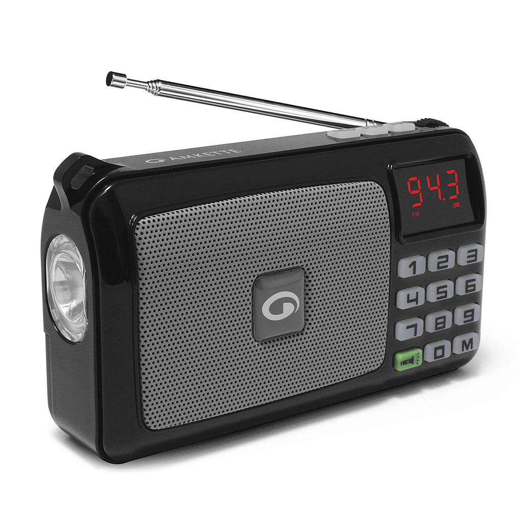 Amkette Pocket FM Radio Portable Multimedia Speaker Pack of 3