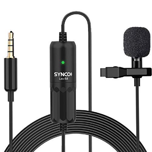 प्रयुक्त SYNCO LAV-S8 लैवलियर माइक्रोफोन