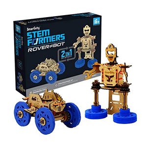 Smartivity Stem Formers Rover Bot for kids 8-14, Educational DIY Fun Toys, Educational & Construction based Activity Game for Kids, Gifts for Boys & Girls, Learn Science Engineering Project, Made in India Pack of 12