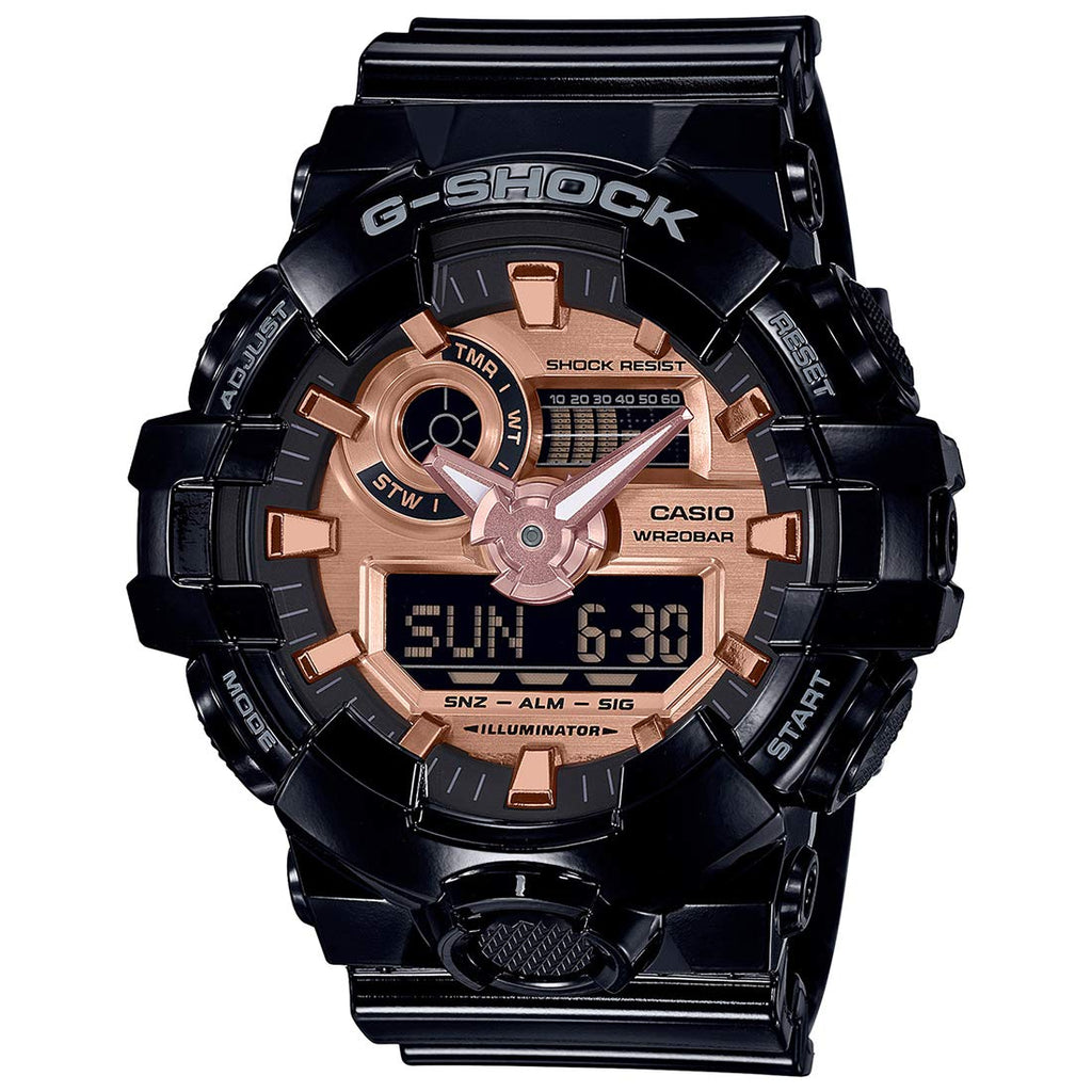 Casio G Shock Analog Digital Rose Gold Dial Men's Watch GA 00MMC 1ADR G938